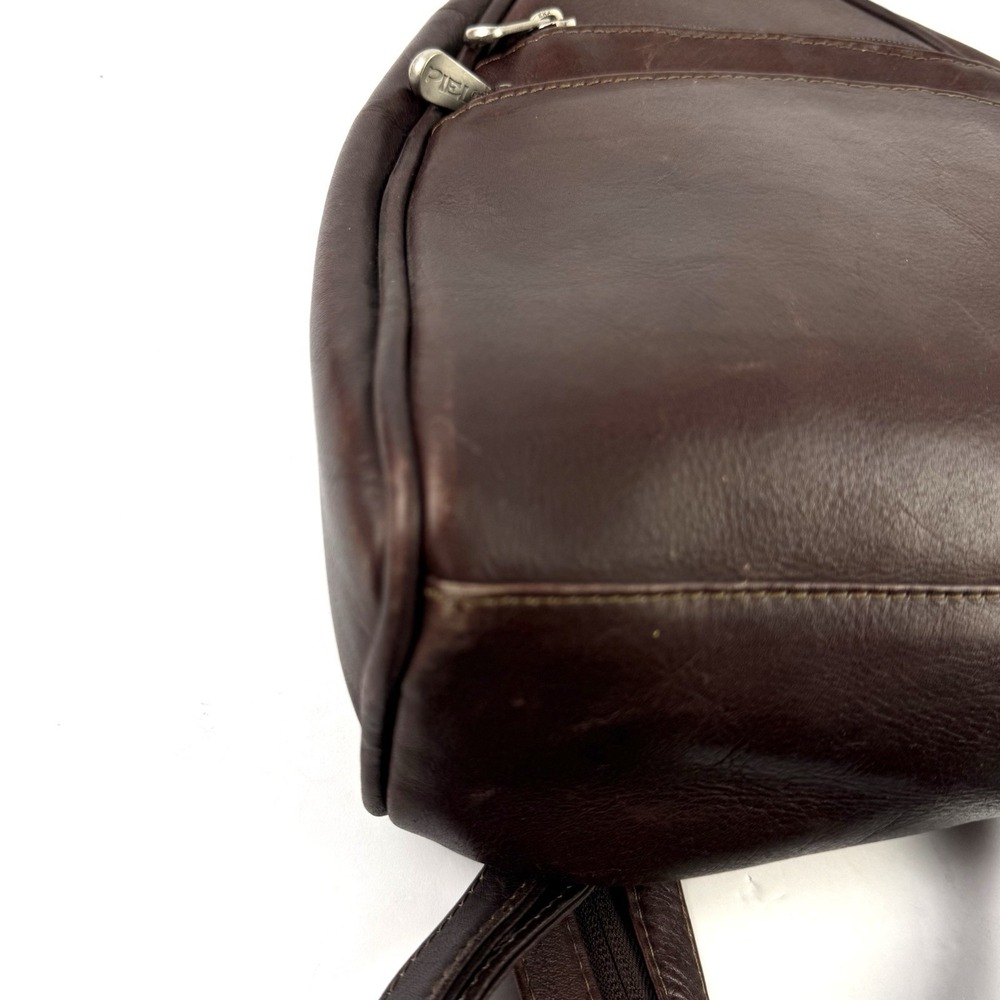 Piel Vintage Backpack Brown Leather Convertible Shoulder Bag Made In Colombia - Picture 7 of 15
